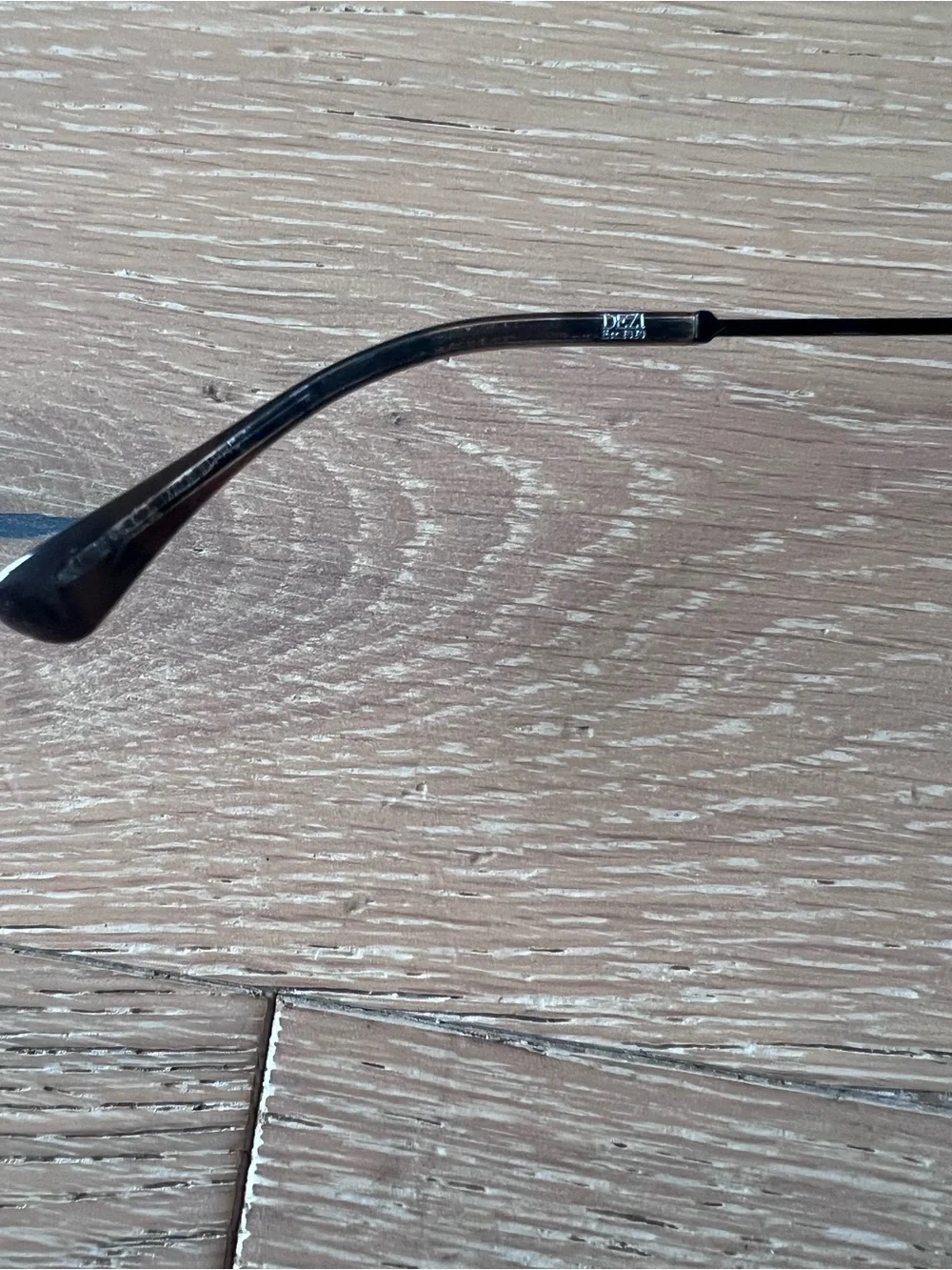 DEZI Black Rimless Square Sunglasses